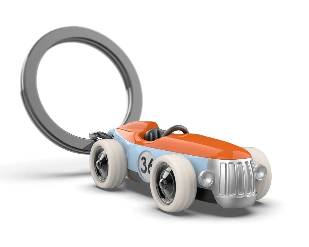 MTM - Key Key - Retro Racing Car - Klíčové prsteny