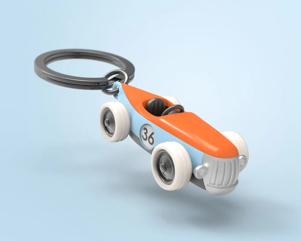 MTM - Key Key - Retro Racing Car - Klíčové prsteny