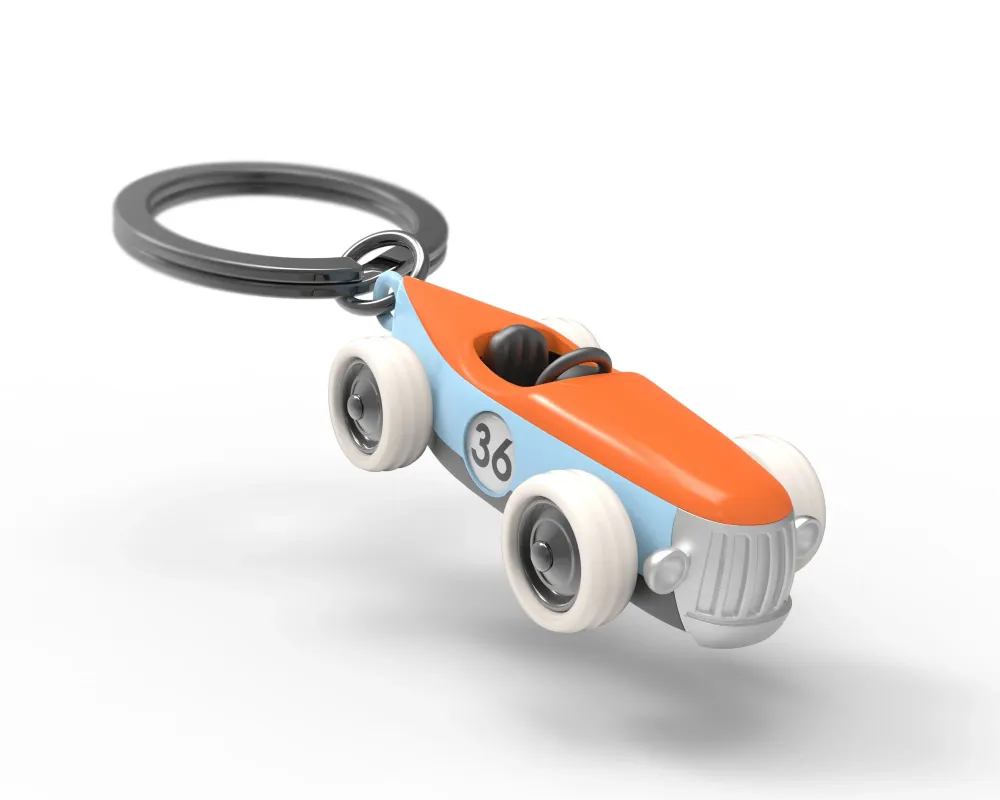MTM - Key Key - Retro Racing Car - Klíčové prsteny