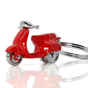 MTM - klíč klíče - Moped Red - Klíčové prsteny