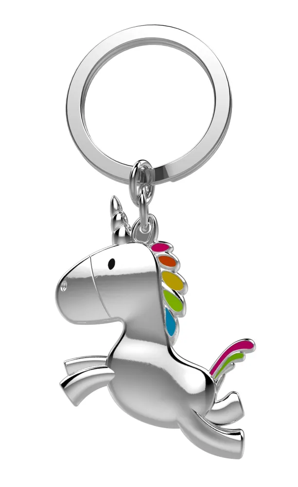 MTM - klíčový prsten - Rainbow Unicorn - Klíčové prsteny