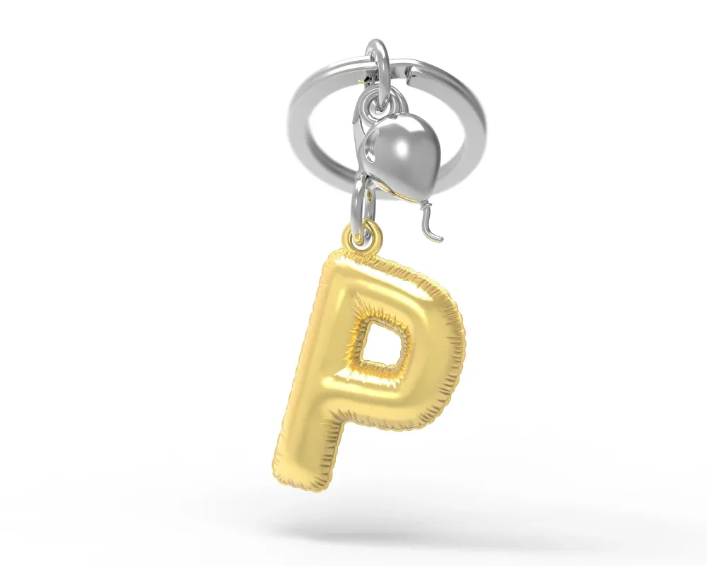 MTM - KLÍČ - písmeno P - Přívěsky na klíče