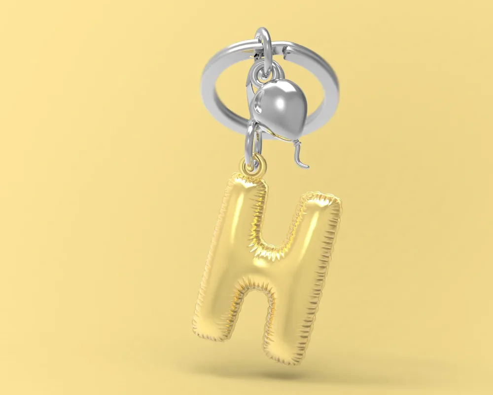 MTM - KLÍČ - písmeno H - Přívěsky na klíče