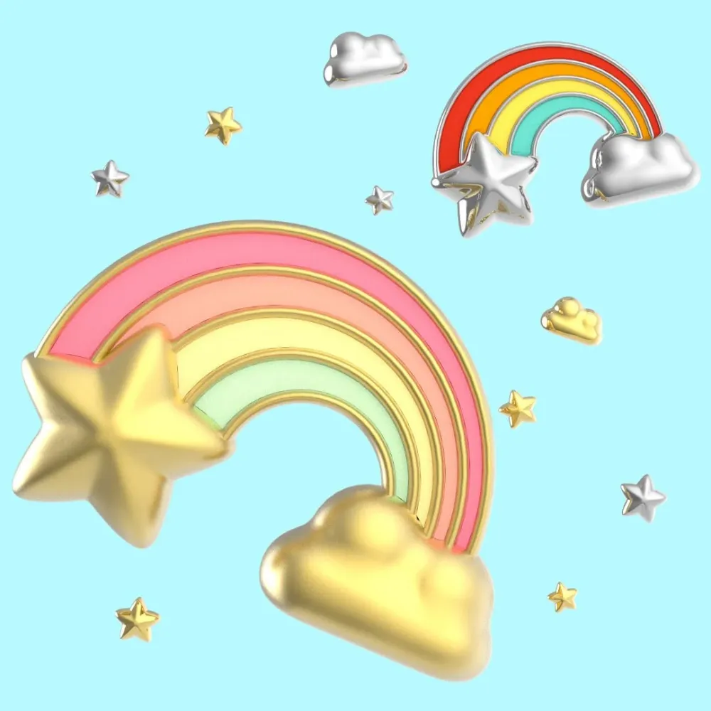 MTM - PŘÍVĚSEK NA KLÍČE - Rainbow - Přívěsky na klíče