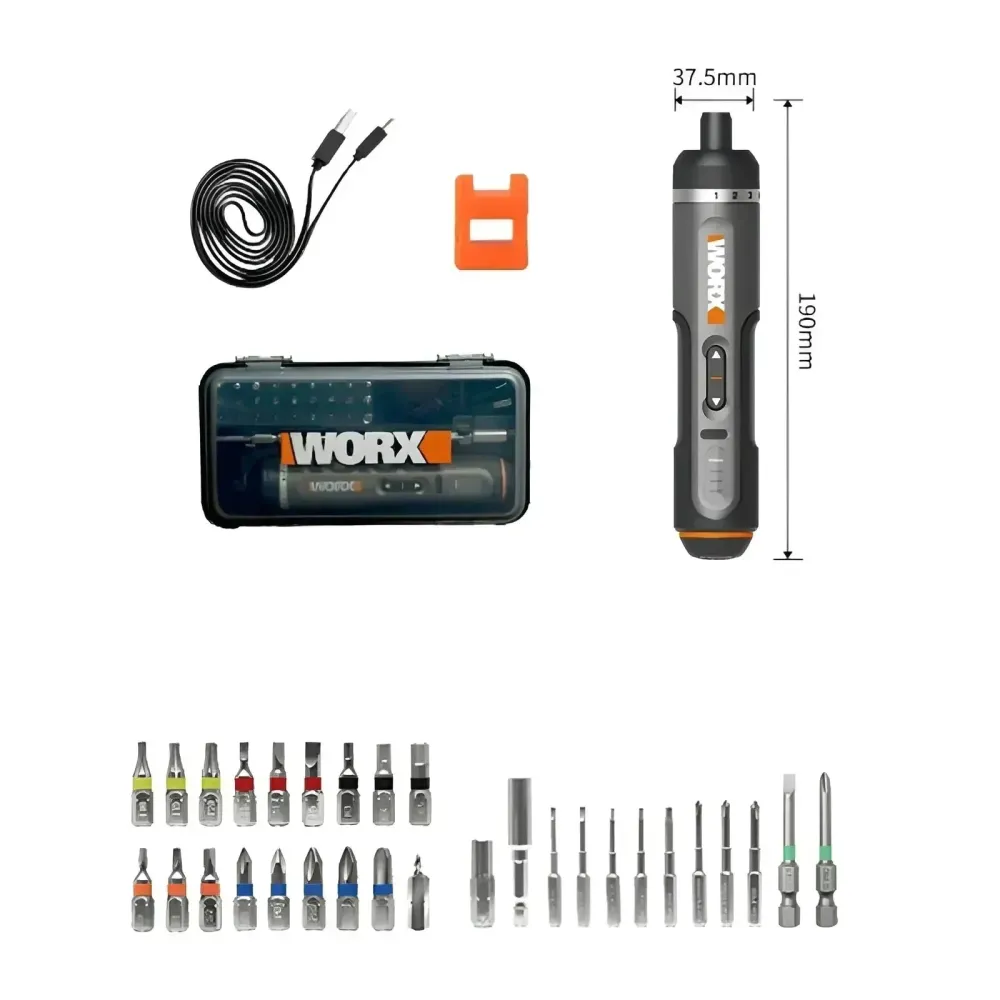 Sada mini elektrických šroubováků WORX WX242 s magnetizérem