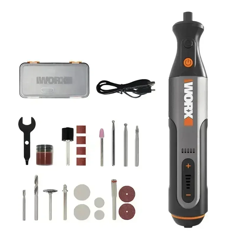 Worx 8V rotační nástroj WX106 bezdrátová mini vrtačka rytí broušení leštění stroj