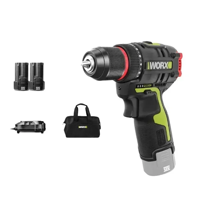 WORX WU130X s dvojitou baterií Bezdrátová elektrická vrtačka 12V 40Nm