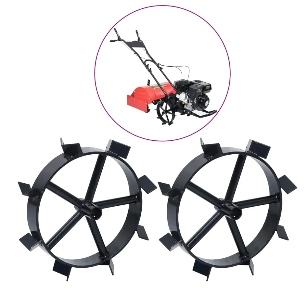 Kovová kola pro benzínový kultivátor 6,5 hp 2 ks