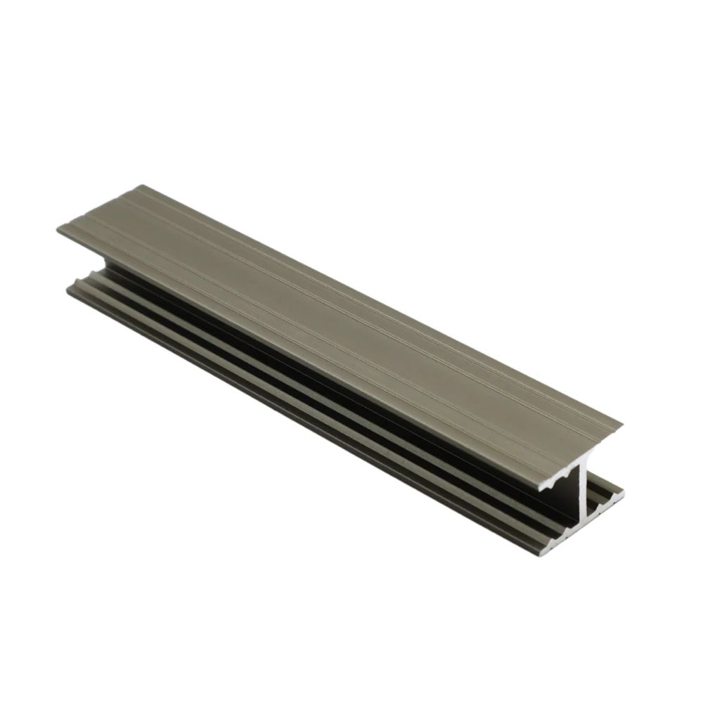 10mm H-lišta pro spojení horizontálního hliníkového profilu 560 cm - šampaňská anodizace