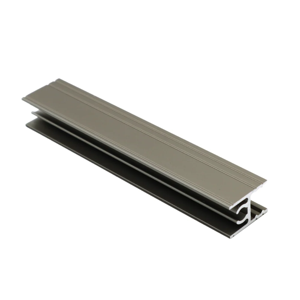 10mm Horní horizontální hliníkový profil 560cm - šampaňská anodizace