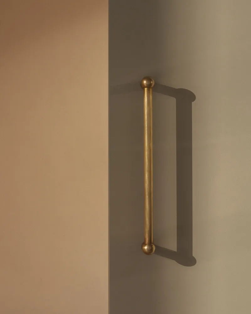 Harper dvojité dveřní madlo 320 mm – starožitná mosaz