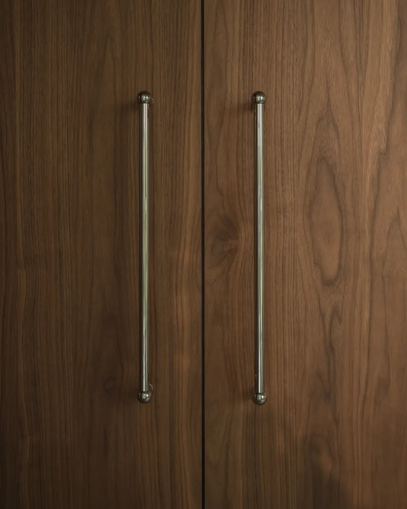 Harper jednoduché dveřní madlo 500 mm – leštěný nikl