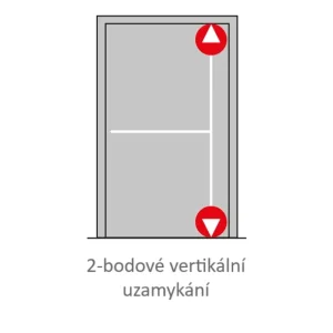 JNF - Panic Fitting 2B - .20.953 - 2d PK nerezová ocel