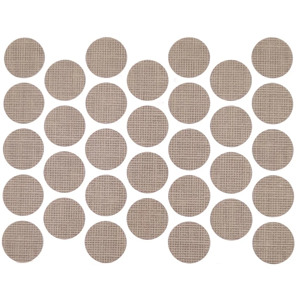 Samolepící krytky na šrouby - bavlněná latte 18 mm