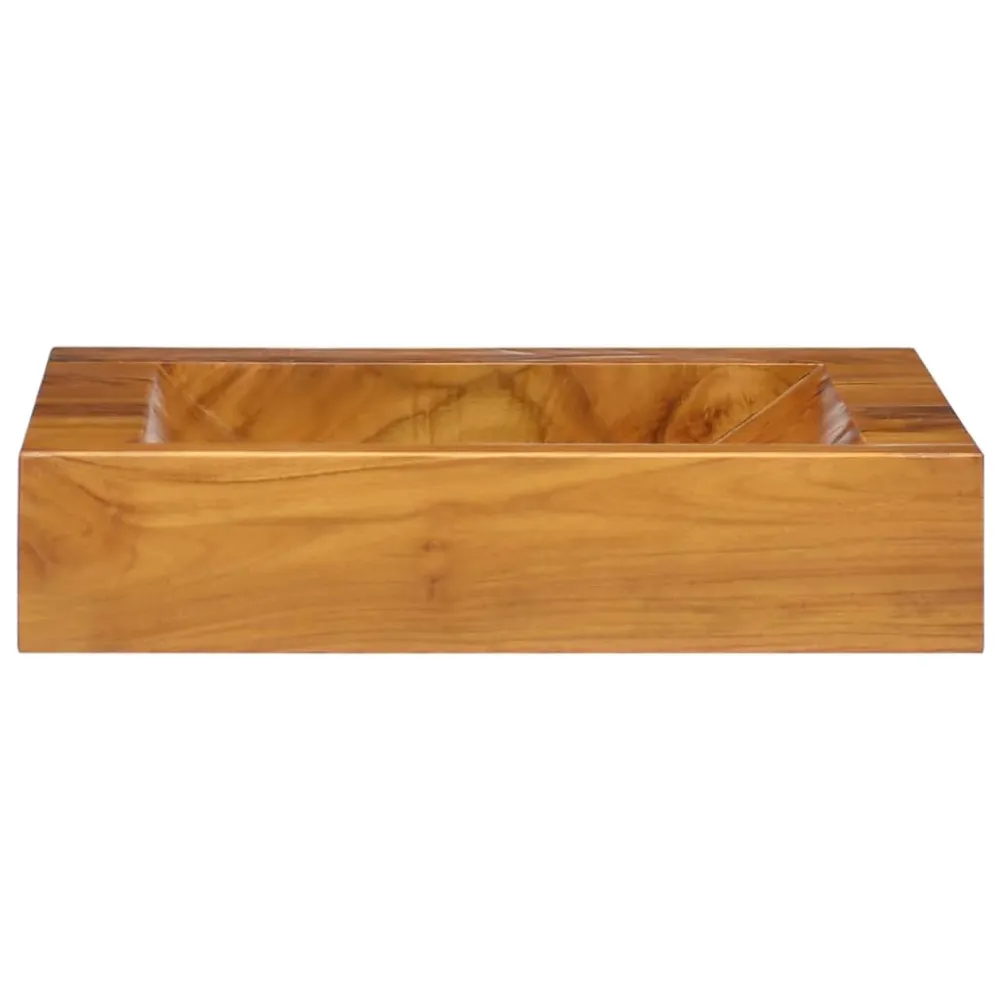 Umyvadlo masivní teak 50 x 35 x 10 cm