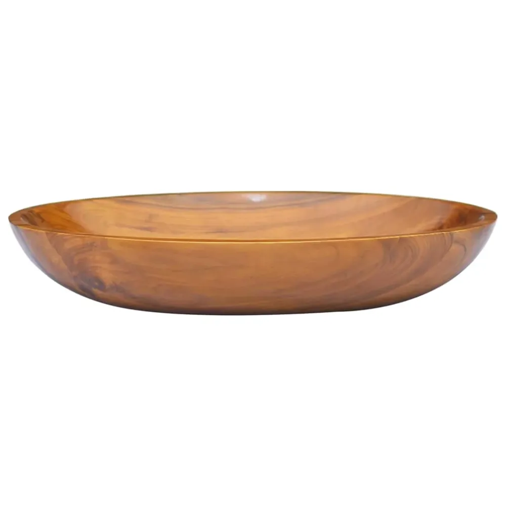 Umyvadlo masivní teak 60 x 40 x 10 cm