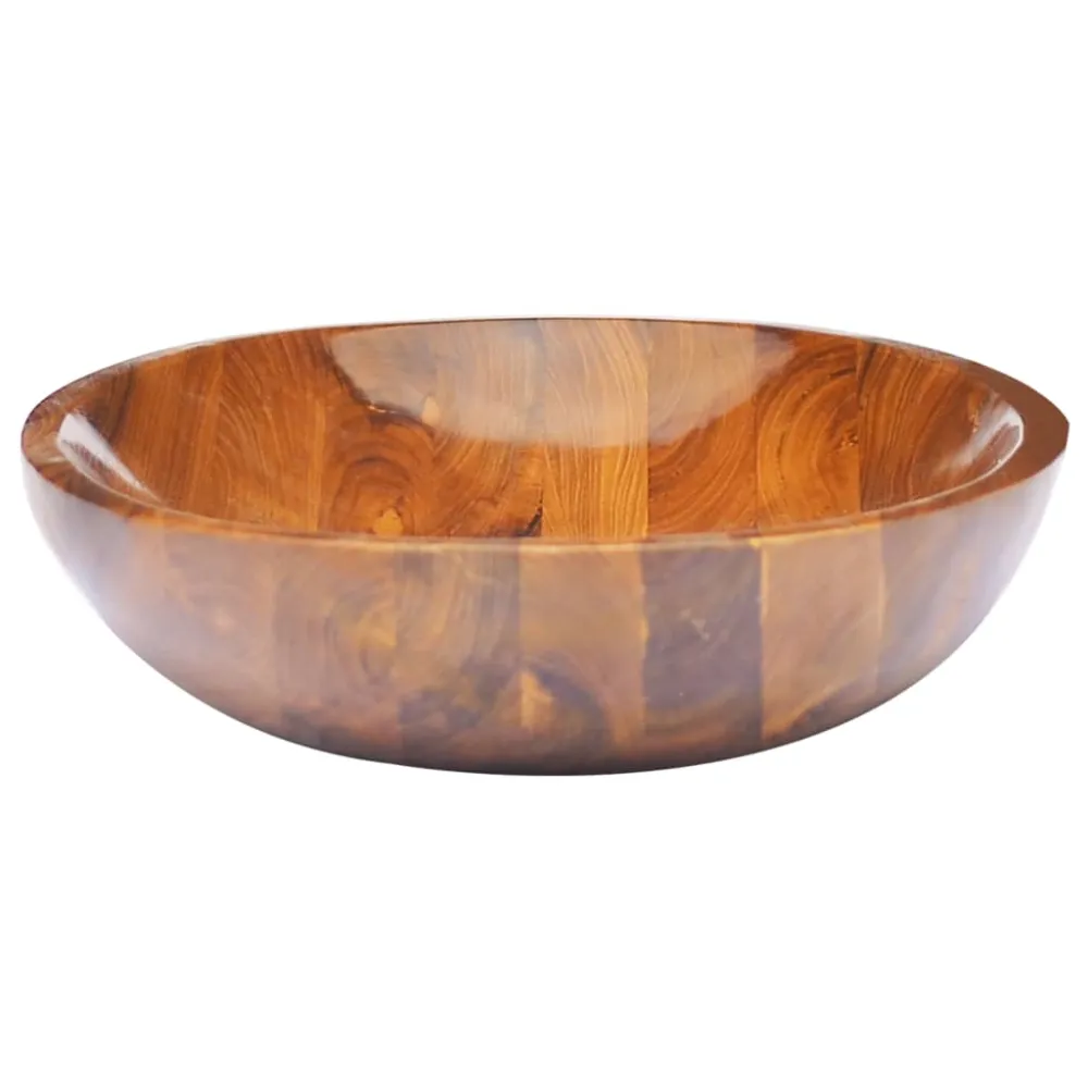 Umyvadlo masivní teak 60 x 40 x 10 cm