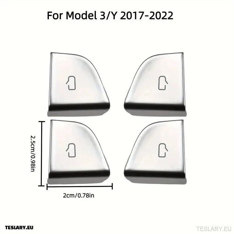 Tesla Model 3/Y Silver Otevíráním dveří Ochranné kryty