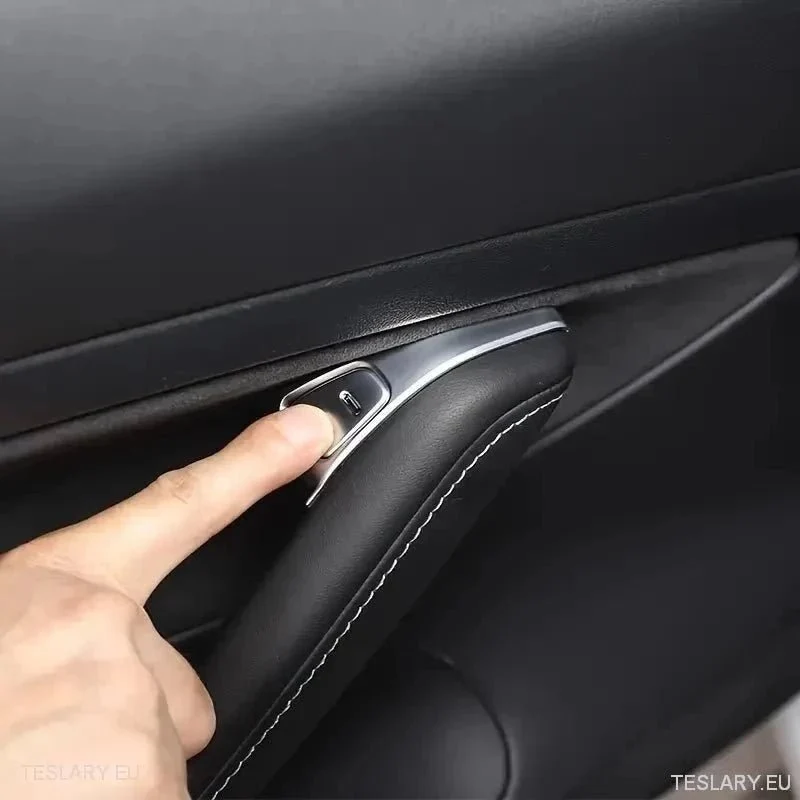 Tesla 3/y Windows Switch Ochranné tlačítko kryty Chrome