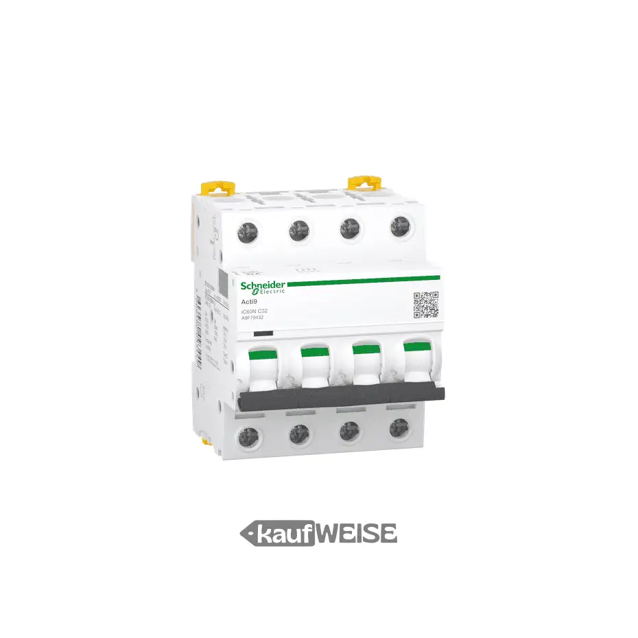 Schneider Electric Acti9 iC60N – jistič 32A 4pólový | C charakteristika | 6 kA