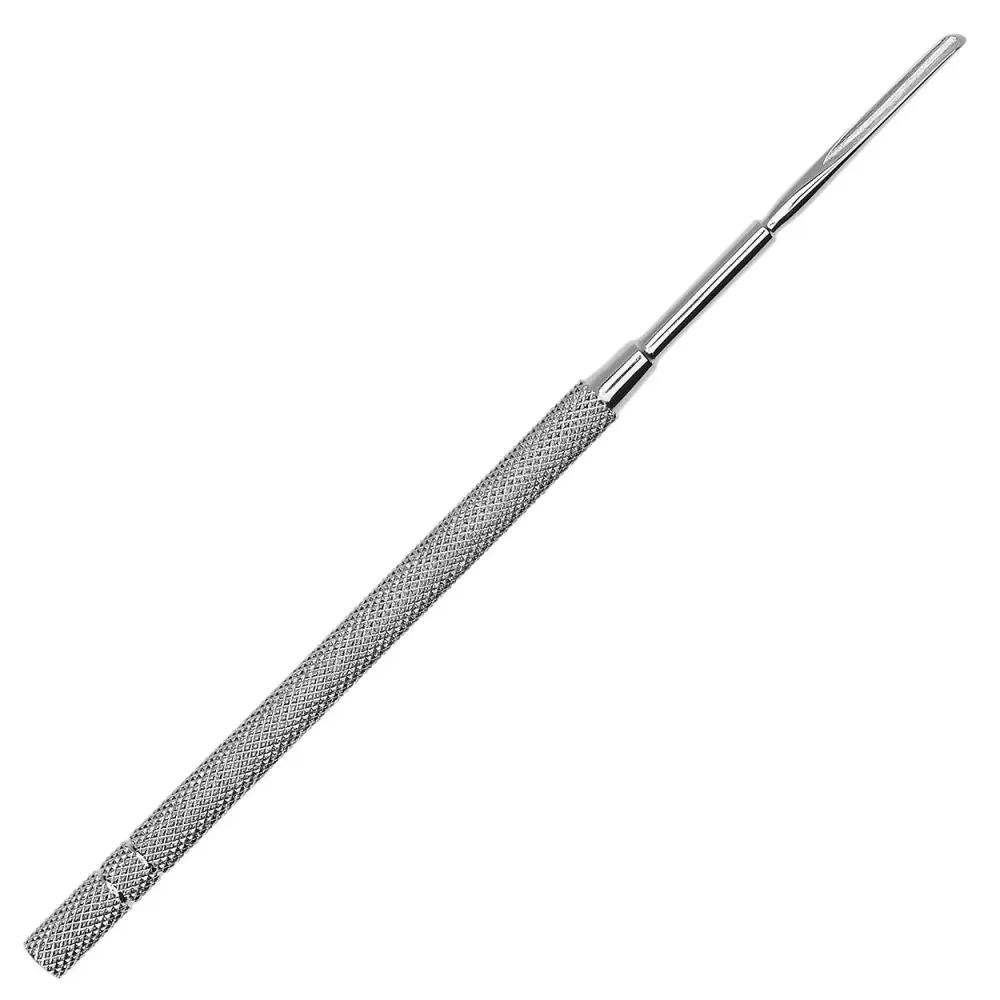 Dlabací dláto - průměr 2 mm - nástroj na nehtové rýhy pro manikúru pedikúru - nerezová ocel