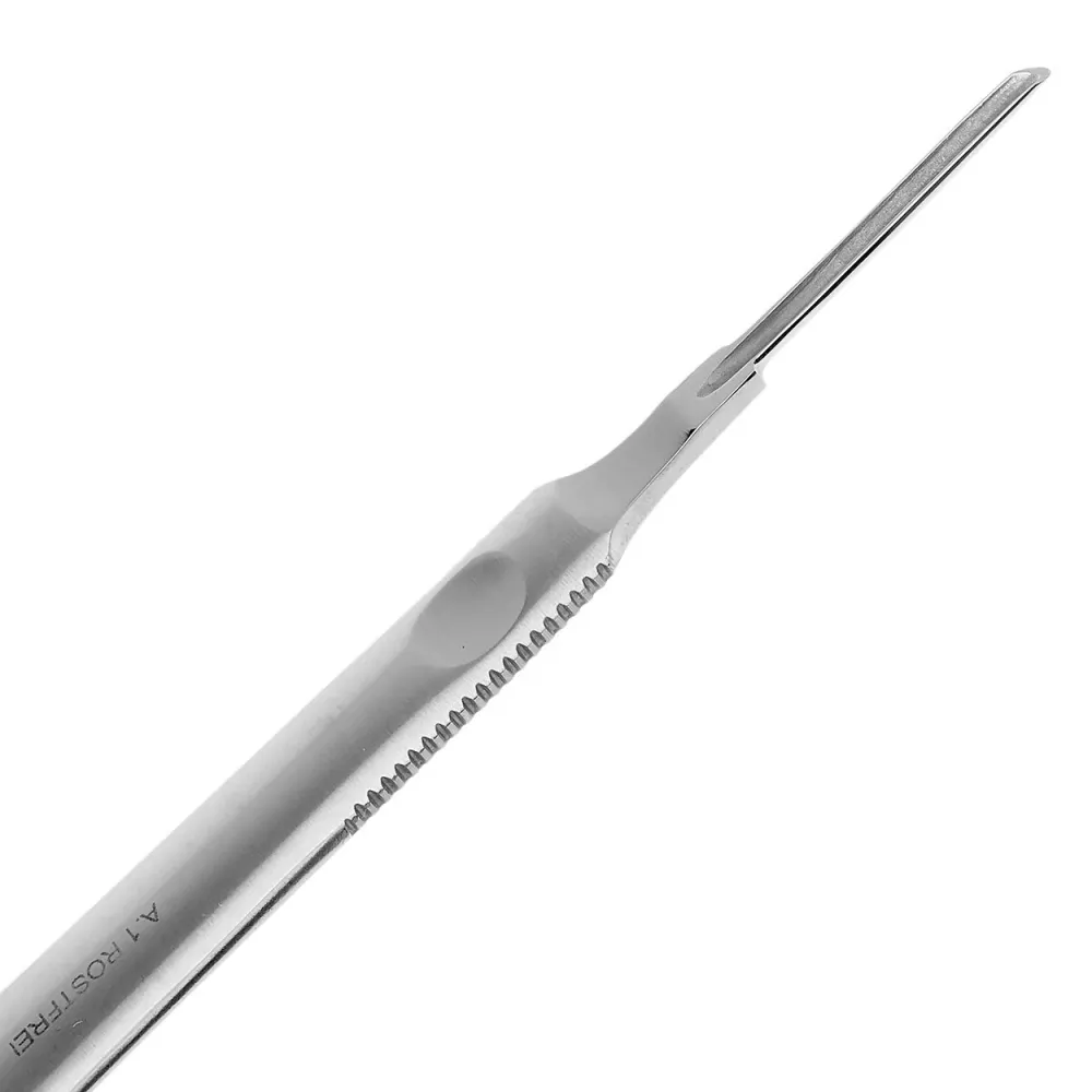 Dlabací dláto - průměr 2 mm - nástroj na nehtové rýhy pro manikúru pedikúru - nerezová ocel