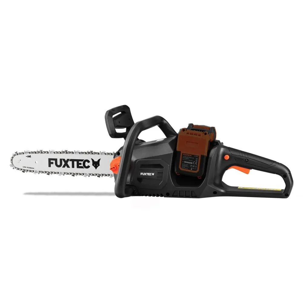 B-WARE Akumulátorová retezová pila FUXTEC 2x20V FX-E2KS bez baterie nabíjecky