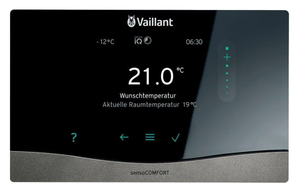 Plynový kotel Vaillant + zásobník + ovládání