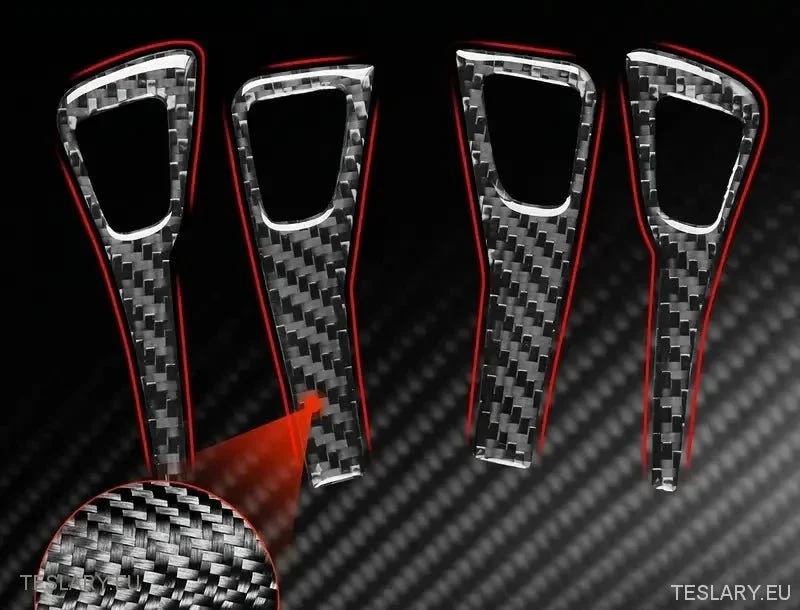 Tesla Model 3/Y Lock Door Lock pro uhlíkové vlákno, obložení interiéru