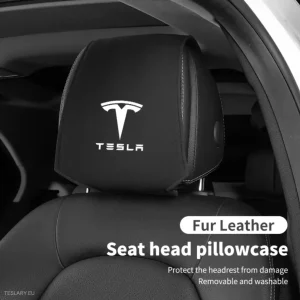 TESLA Hlavní odpočinek kryty s logem pro 3, Y, S X