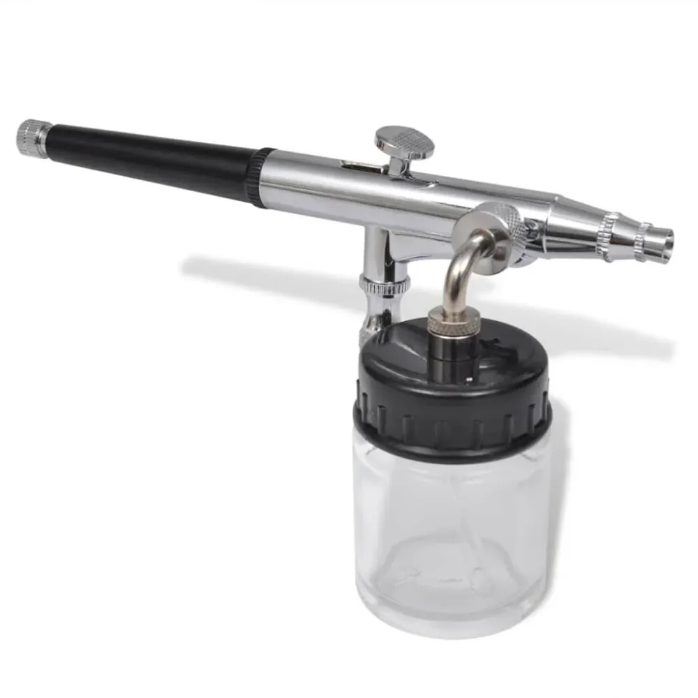 Airbrush Sada Se Skleněnou Nádobkou Tryskami 0,2 / 0,3 / 0,5 Mm