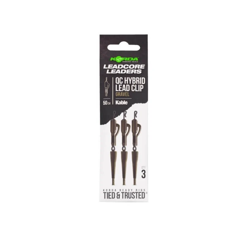 Leadcore Korda Olověná spona QC Kable Gravel 50 cm