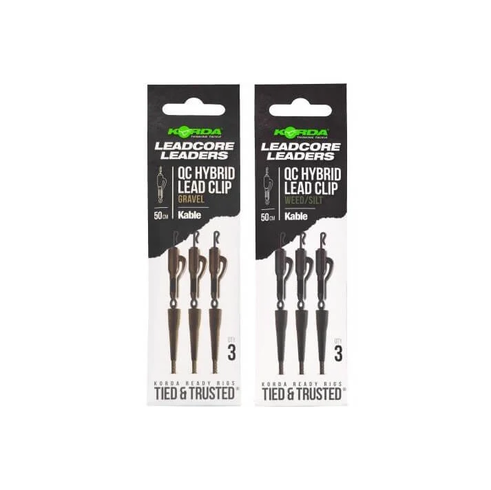 Leadcore Korda Olověná spona QC Kable Gravel 50 cm