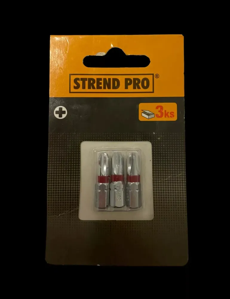 Bit Strend Pro S2 PH3 určen pro šroubování do křížových hlaviček sada 3 ks