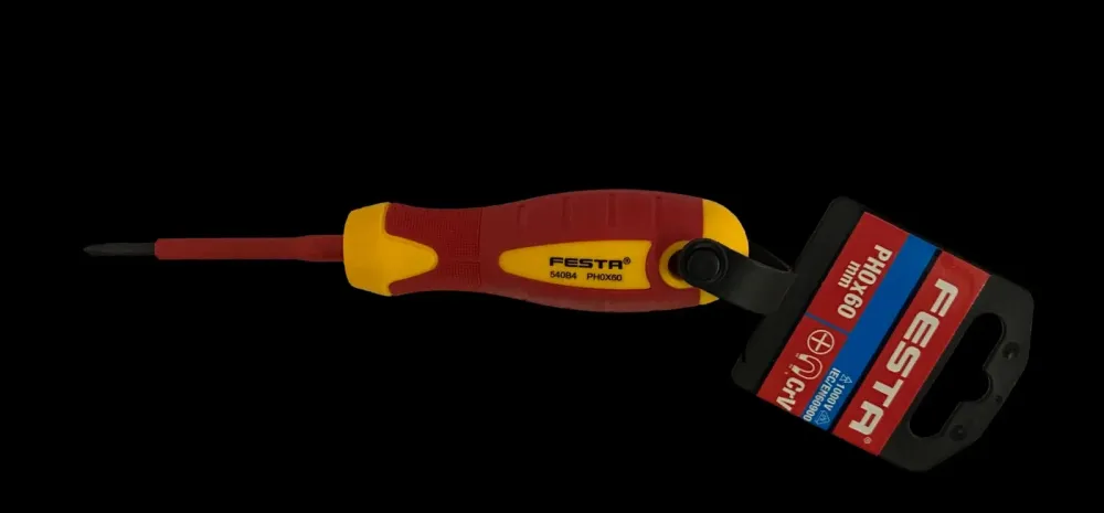Šroubovák elektrikářský PH 0x60 mm určen pro montáž opravy elektrických spojů instalací