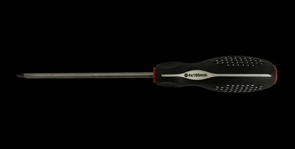 Šroubovák plochý 4x100 mm určený k utahování povolování šroubů značky Stend PRO