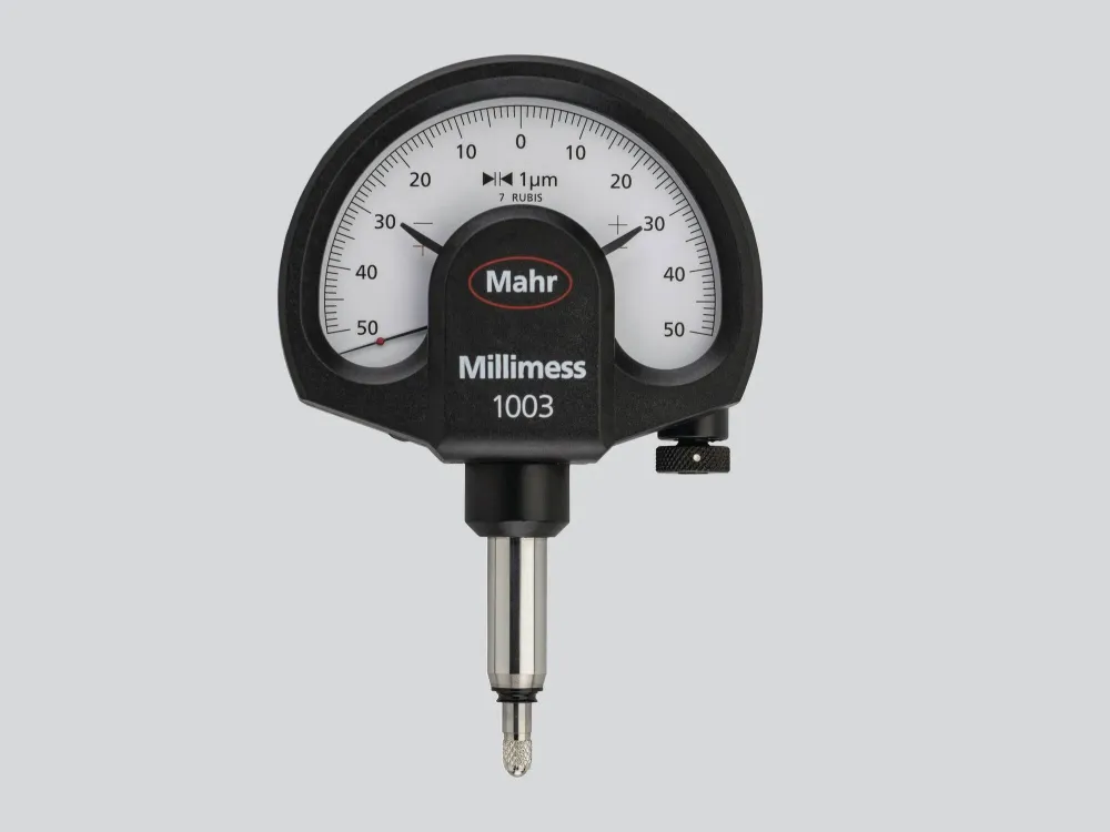 1003 přesný úchylkoměr Millimess ±50µm / 1µm Zifferblatt weiß