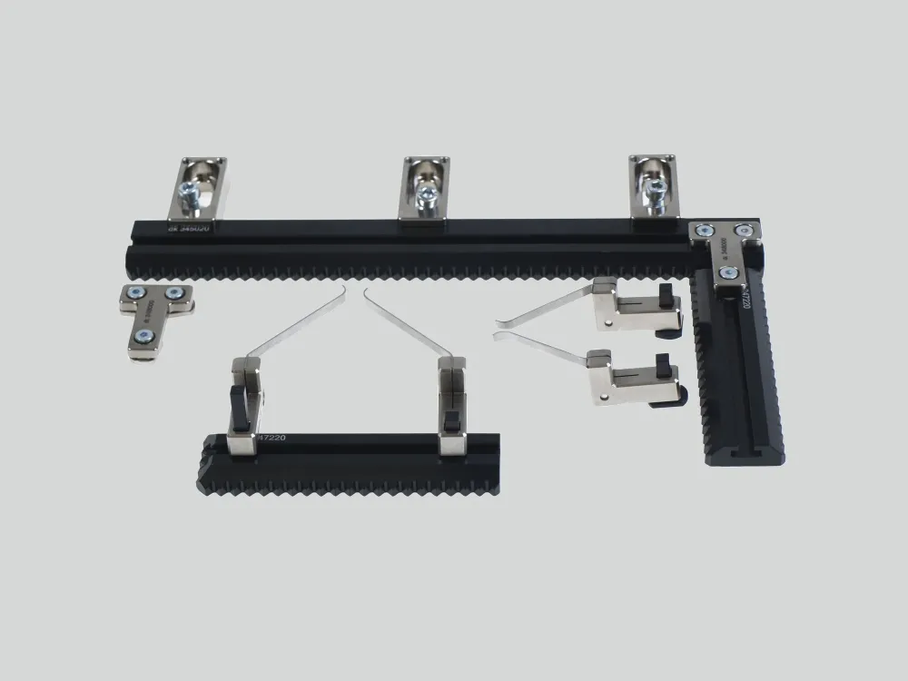 220 Set 2/3-ozubené ližiny pro měřící rozsah 400x250 mm