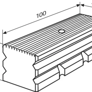 827 b 32 Měřicí deska stolu 40 x 100 mm