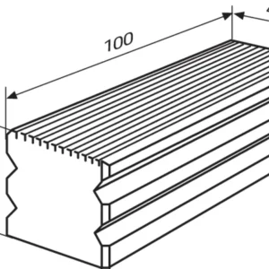 827 b 31 Měřicí deska stolu 40 x 100 mm