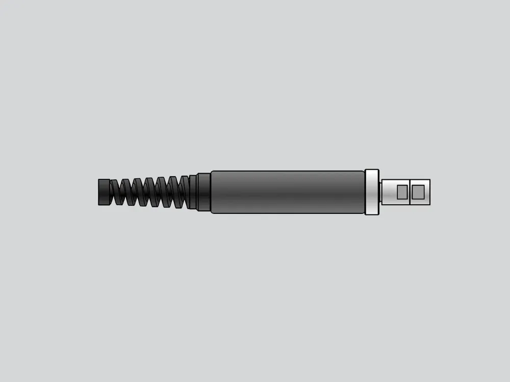 844 DGE držák přístroje délka 146 mm, M6 x 0,75