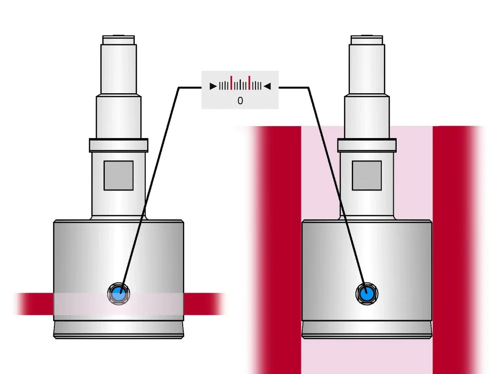 844 DR-HR dutinoměr s měřícím trnem >150-160 mm pro toleranci < 10 µm, M10 x 1