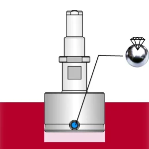 844 D-D dutinoměr s měřícím trnem >9-12 mm měřicí povrch z diamantu, M6x0.75
