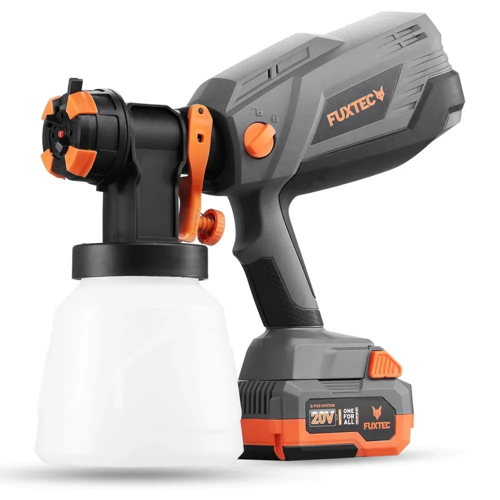 Akumulátorový rucní postrikovac FUXTEC 20V FX-E1CSP20 SET s 1 x baterií 4Ah, 1 x nabíjeckou 1A