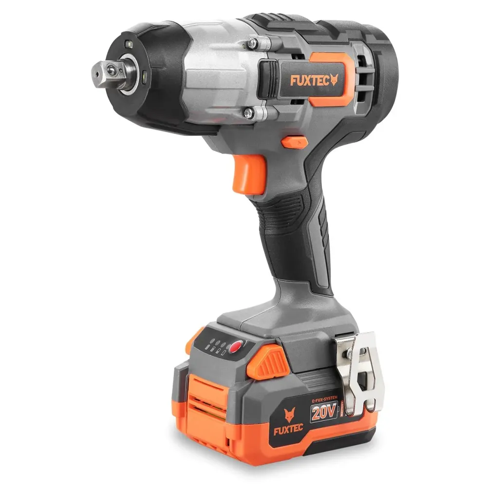 Akumulátorový rázový utahovák FUXTEC 20V FX-E1IW20 SET s 1 x akumulátorem 4Ah, 1 x nabíjeckou 1A