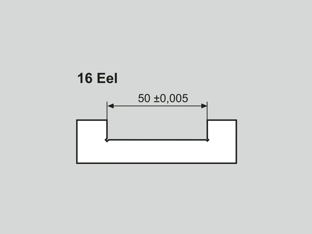 16 Eel nastavovací měrka 50 mm pro vnitřní měření
