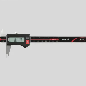 16 ER(M17) digitální posuvné měřítko bez výstupu dat 200 mm plochý hloubkoměr