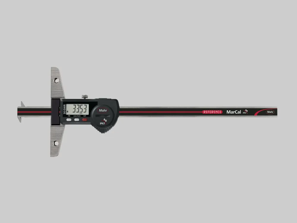 30 EWR-D digitální hloubkoměr na drážky IP 67, rozsah měření: 200mm