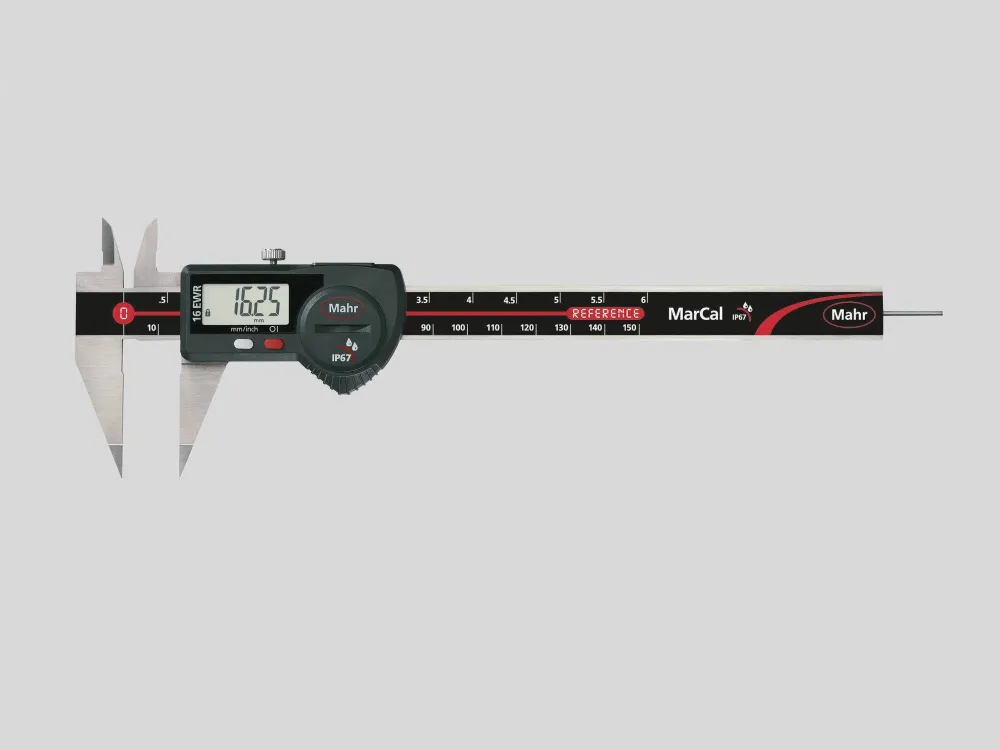 16 EWR-S digitální posuvné měřítko 150mm kulatý hloubkoměr,s dat.