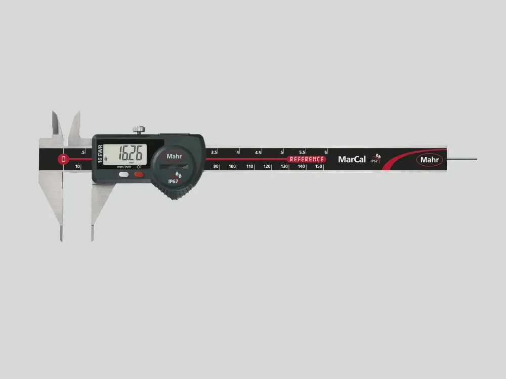 16 EWR-SM digitální posuvné měřítko 150mm kulatý hloubkoměr,s dat.